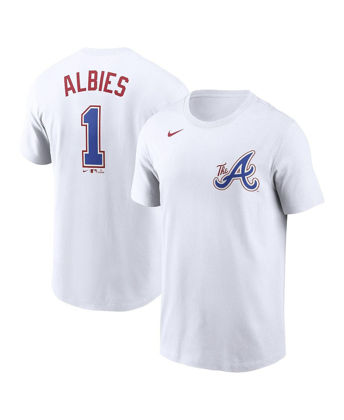 Мужская белая футболка Ozzie Albies Atlanta Braves 2023 City Connect с именем и номером Nike, Белый
Мужская белая футболка Ozzie Albies Atlanta Braves 2023 City Connect с именем и номером Nike, Белый
