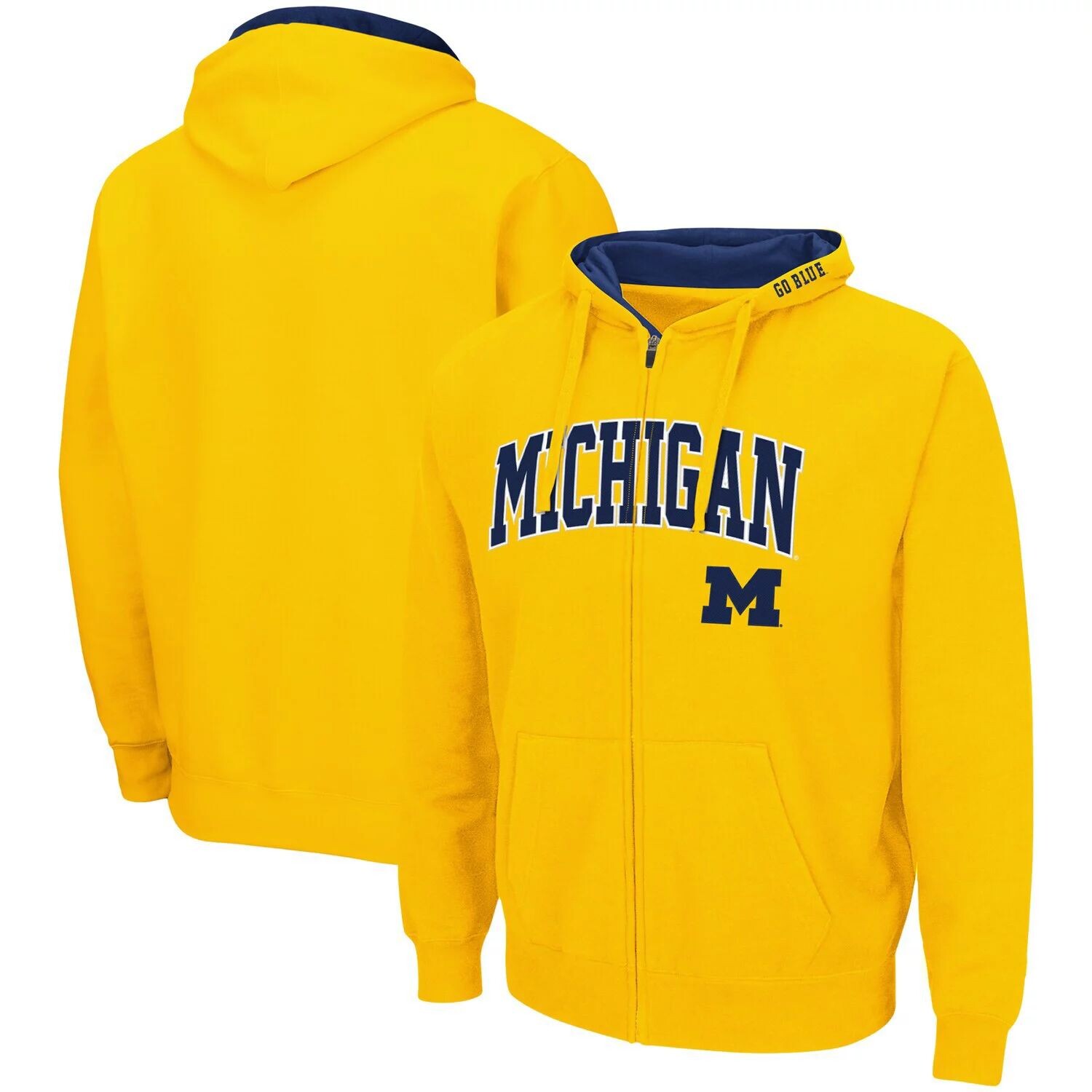 Мужская толстовка с молнией во всю длину Maize Michigan Wolverines Arch & Logo 3.0 Colosseum
Мужская толстовка с молнией во всю длину Maize Michigan Wolverines Arch & Logo 3.0 Colosseum