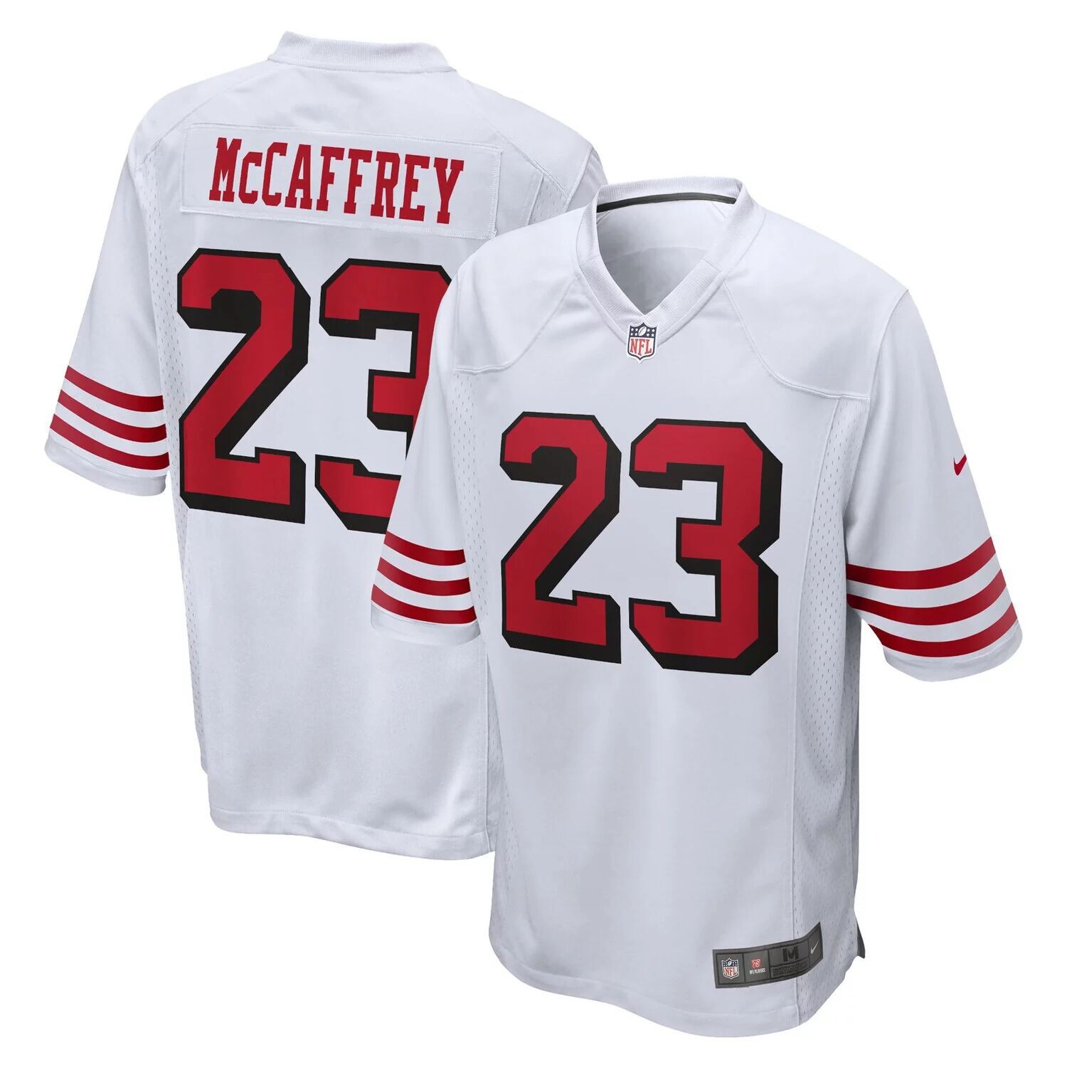 Мужское белое игровое джерси Christian McCaffrey San Francisco 49ers Nike, Белый
Мужское белое игровое джерси Christian McCaffrey San Francisco 49ers Nike, Белый
