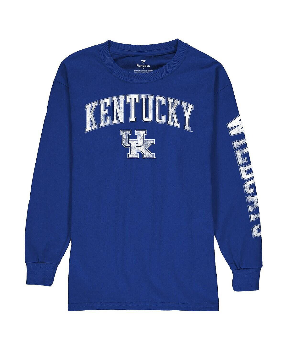 Футболка с длинными рукавами и логотипом Big Boys Royal Kentucky Wildcats Fanatics
Футболка с длинными рукавами и логотипом Big Boys Royal Kentucky Wildcats Fanatics