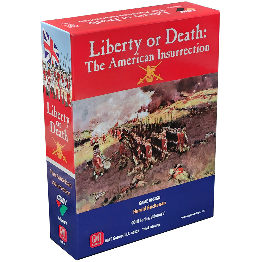 Настольная игра GMT Games Liberty or Death: The American Insurrection (3rd Printing)
Настольная игра GMT Games Liberty or Death: The American Insurrection (3rd Printing)