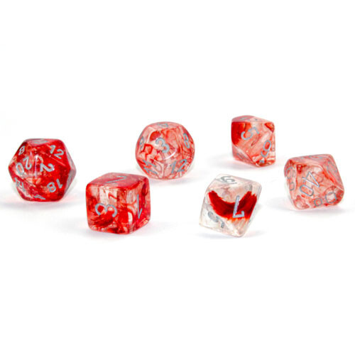 Аксессуары Chessex Chessex Dice Set: Nebula Luminary - Red w/Silver (7)
Аксессуары Chessex Chessex Dice Set: Nebula Luminary - Red w/Silver (7)