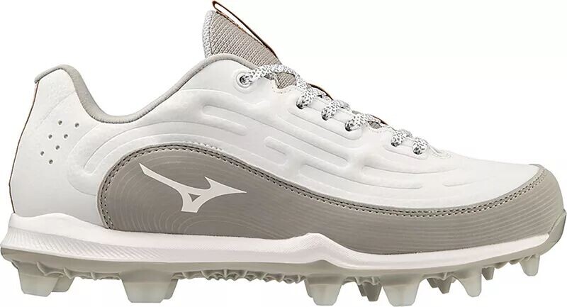 Женские софтбольные бутсы Mizuno Advanced Finch Elite 6 с 9 шипами из ТПУ, белый/серый
Женские софтбольные бутсы Mizuno Advanced Finch Elite 6 с 9 шипами из ТПУ, белый/серый
