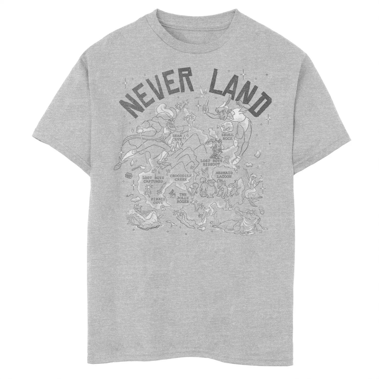 Футболка с изображением карты Never Land для мальчиков 8–20 лет Disney's «Питер Пэн» Licensed Character
Футболка с изображением карты Never Land для мальчиков 8–20 лет Disney's «Питер Пэн» Licensed Character