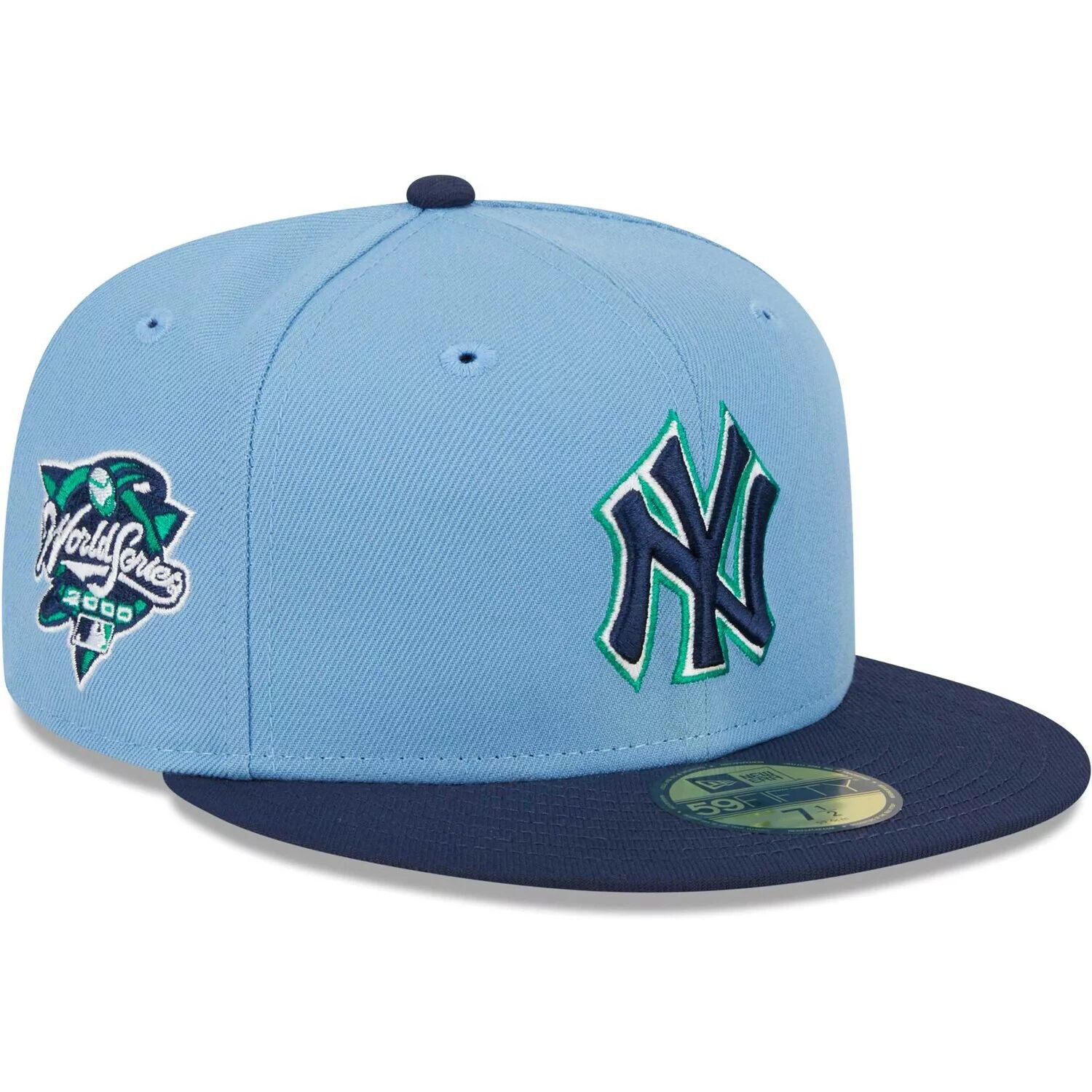 Мужская New Era Голубой/Темно-синий New York Yankees Green Undervisor 59FIFTY Облегающая шляпа
Мужская New Era Голубой/Темно-синий New York Yankees Green Undervisor 59FIFTY Облегающая шляпа