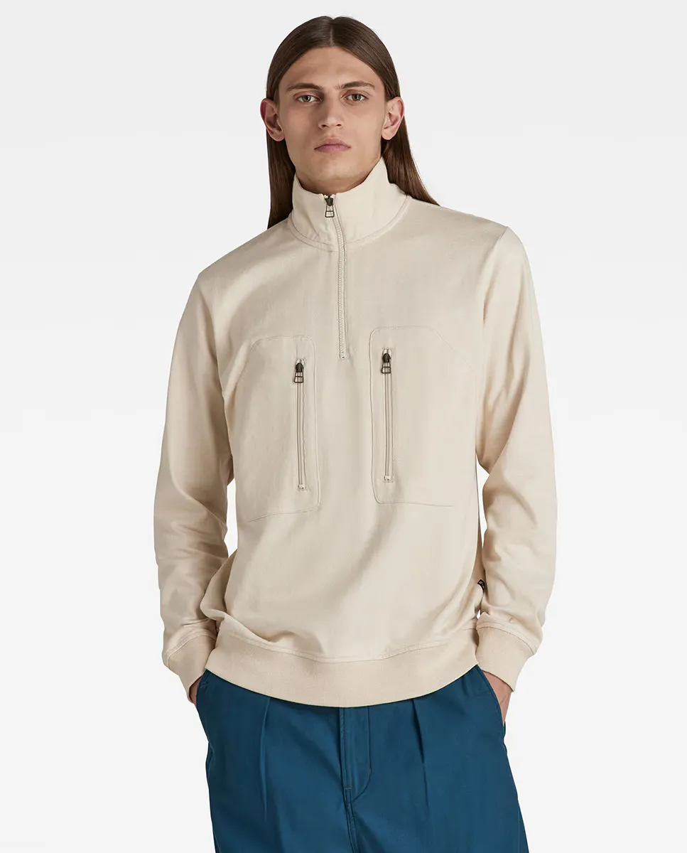 Мужская толстовка Half Zip, прямого кроя, воротник стойка и короткая застежка-молния G-Star Raw, белый
Мужская толстовка Half Zip, прямого кроя, воротник стойка и короткая застежка-молния G-Star Raw, белый