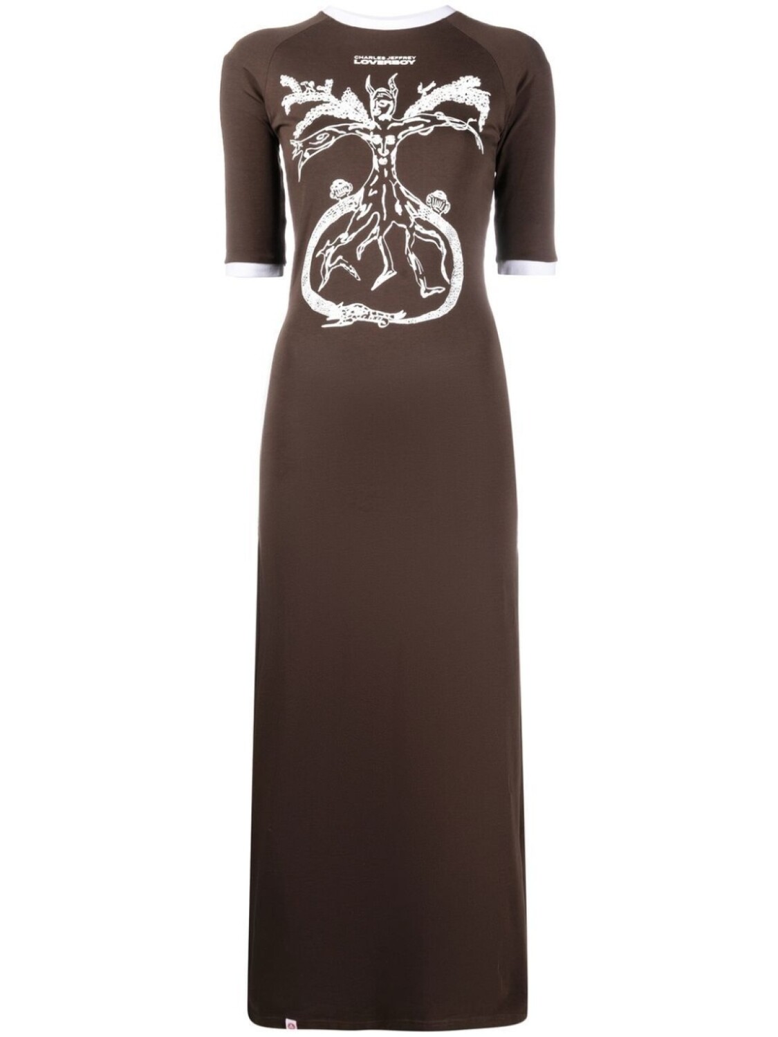 Charles Jeffrey Loverboy платье из органического хлопка с графичным принтом, коричневый
Charles Jeffrey Loverboy платье из органического хлопка с графичным принтом, коричневый