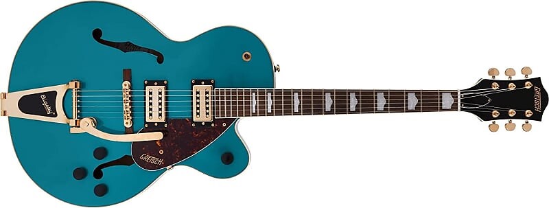 Электрогитара Gretsch G2410TG Streamliner Hollow Body Single-Cut Electric Guitar - Ocean Turquoise
Электрогитара Gretsch G2410TG Streamliner Hollow Body Single-Cut Electric Guitar - Ocean Turquoise