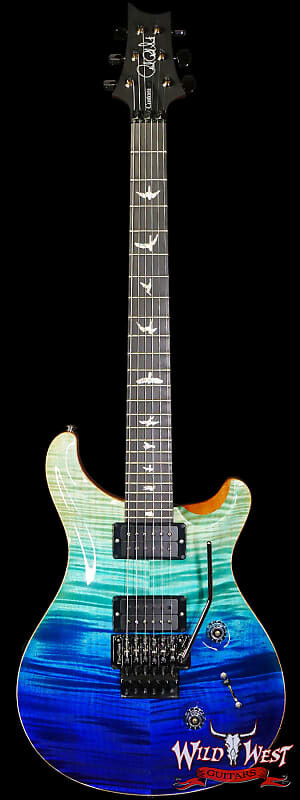 Paul Reed Smith PRS Wood Library 10 Top Custom 24 Floyd Rose Ebony Fingerboard Roasted Flame Maple Neck Blue Fade
Paul Reed Smith PRS Wood Library 10 Top Custom 24 Floyd Rose Ebony Fingerboard Roasted Flame Maple Neck Blue Fade