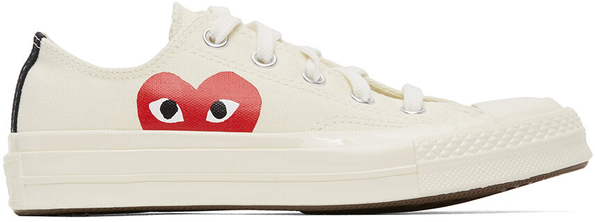 Кроссовки Off-White Converse Edition Half Heart Chuck 70 Low Comme des Garçons Play
Кроссовки Off-White Converse Edition Half Heart Chuck 70 Low Comme des Garçons Play