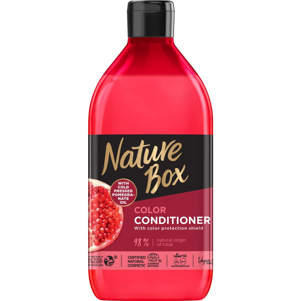 Nature Box Кондиционер Pomegranate Oil для окрашенных волос с маслом граната 385мл
Nature Box Кондиционер Pomegranate Oil для окрашенных волос с маслом граната 385мл