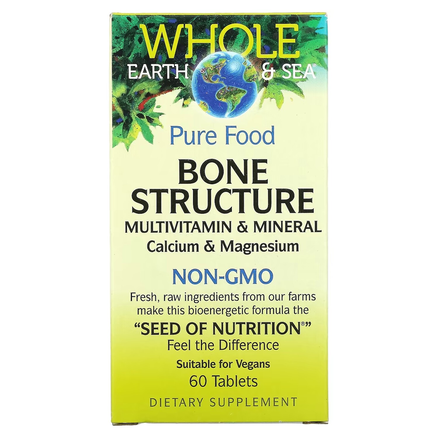 Natural Factors Whole Earth & Sea Мультивитамины и минералы костной структуры кальций и магний, 60 таблеток
Natural Factors Whole Earth & Sea Мультивитамины и минералы костной структуры кальций и магний, 60 таблеток