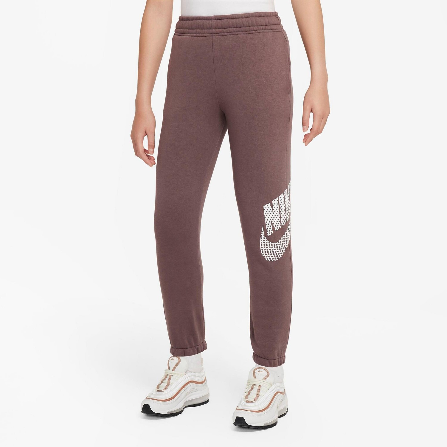 Брюки-джоггеры свободного кроя из флиса для танцев Nike Sportswear для девочек, коричневый
Брюки-джоггеры свободного кроя из флиса для танцев Nike Sportswear для девочек, коричневый