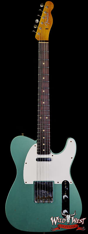 Fender Custom Shop Limited Edition 1960 Telecaster Звукосниматели с ручным заводом Journeyman Relic Выцветшие состаренные Sherwood Green Metallic
Fender Custom Shop Limited Edition 1960 Telecaster Звукосниматели с ручным заводом Journeyman Relic Выцветшие состаренные Sherwood Green Metallic