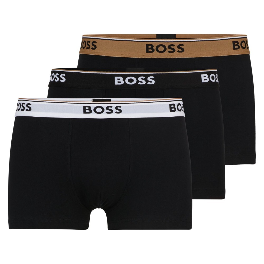Комплект боксеров Boss Three-pack Of Stretch-cotton With Logo Waistbands, 3 предмета, черный
Комплект боксеров Boss Three-pack Of Stretch-cotton With Logo Waistbands, 3 предмета, черный