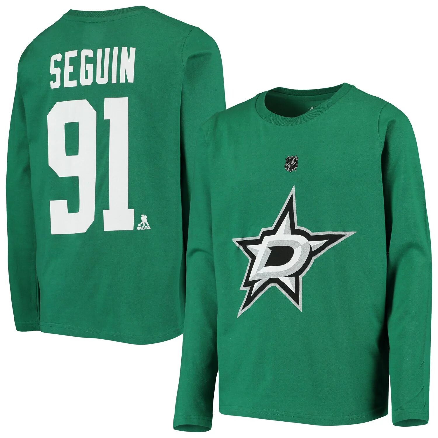 Молодежная футболка Tyler Seguin Kelly Green Dallas Stars с длинным рукавом и именем и номером Outerstuff
Молодежная футболка Tyler Seguin Kelly Green Dallas Stars с длинным рукавом и именем и номером Outerstuff