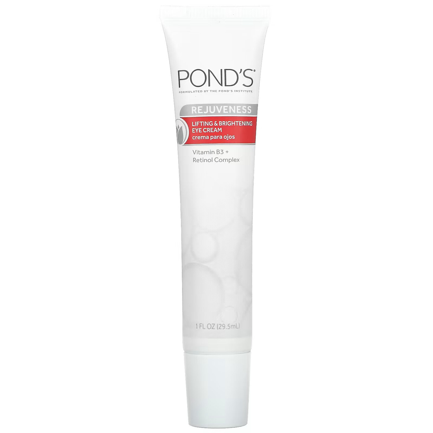Pond's, Rejuveness, Подтягивающий и осветляющий крем для кожи вокруг глаз, без отдушек, 1 жидкая унция (29,5 мл)
Pond's, Rejuveness, Подтягивающий и осветляющий крем для кожи вокруг глаз, без отдушек, 1 жидкая унция (29,5 мл)