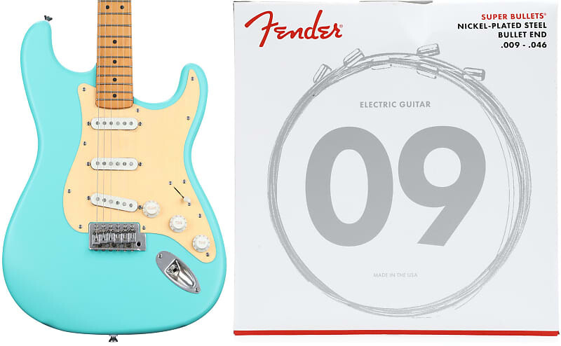 Squier 40th Anniversary Stratocaster Electric Guitar Vintage Edition - Satin Seafoam Green с кленовым грифом в комплекте с Fender 0733250404 Squier + Fender 0379510549=1 0733250404=1
Squier 40th Anniversary Stratocaster Electric Guitar Vintage Edition - Satin Seafoam Green с кленовым грифом в комплекте с Fender 0733250404 Squier + Fender 0379510549=1 0733250404=1