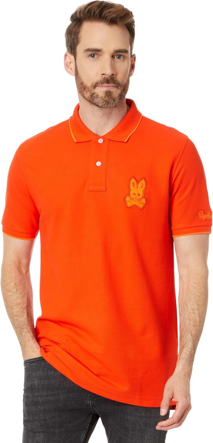 Рубашка-поло Cleveland Chainstitch Pique Polo Psycho Bunny, цвет Tangerine Tango
Рубашка-поло Cleveland Chainstitch Pique Polo Psycho Bunny, цвет Tangerine Tango