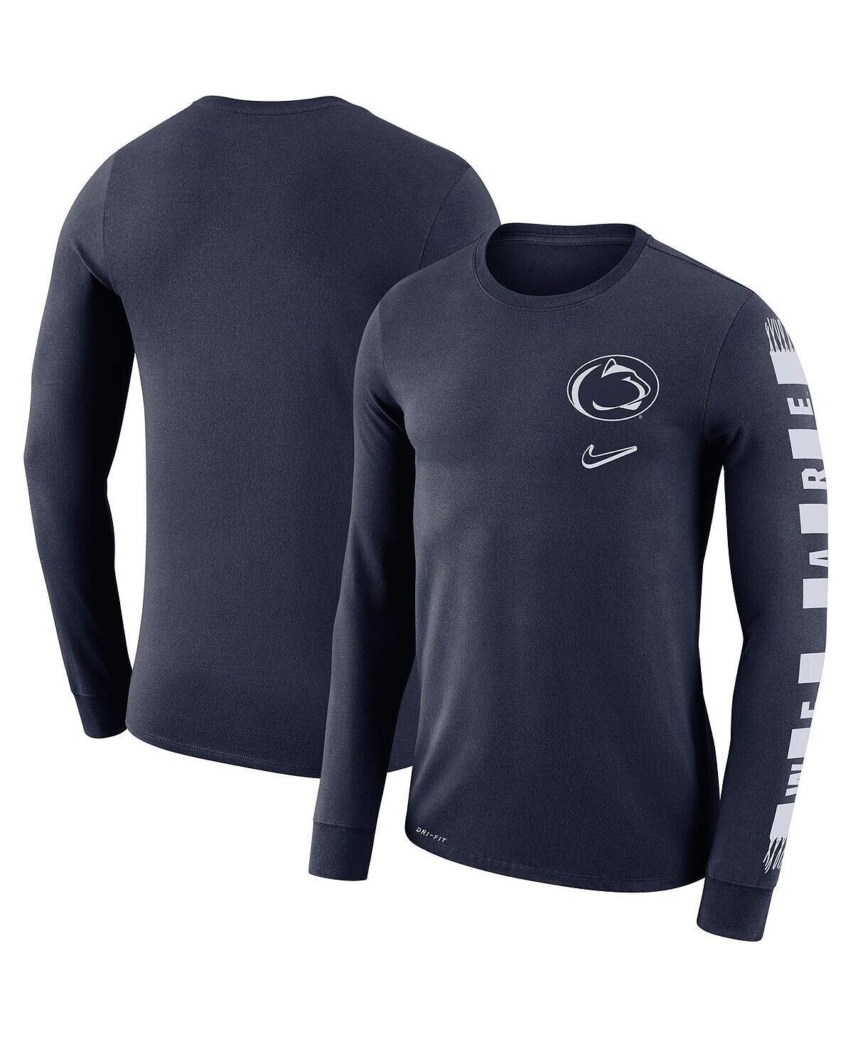Мужская темно-синяя футболка с длинным рукавом penn state nittany lions local mantra performance Nike, синий
Мужская темно-синяя футболка с длинным рукавом penn state nittany lions local mantra performance Nike, синий