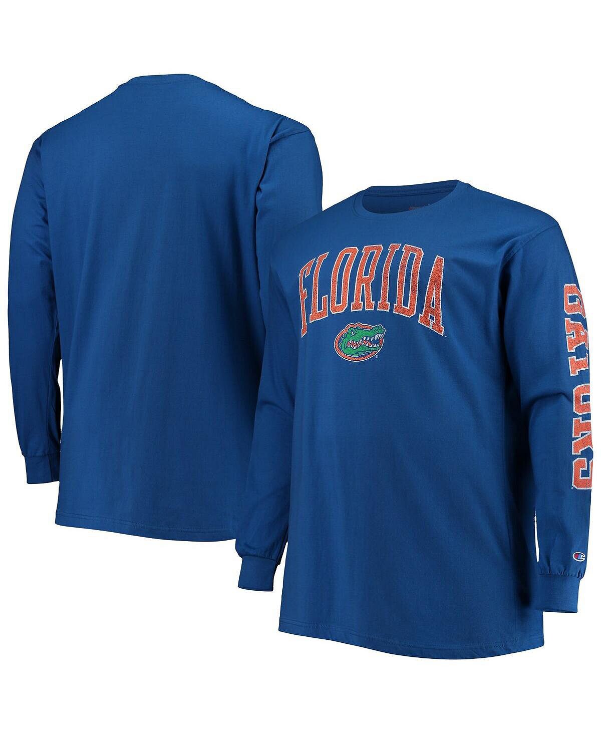 Мужская футболка с длинным рукавом royal florida gators big and tall 2-hit Champion
Мужская футболка с длинным рукавом royal florida gators big and tall 2-hit Champion