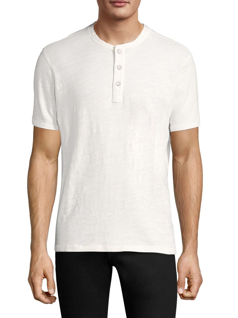 Текстурированная облегающая футболка Henley с короткими рукавами rag & bone, белый
Текстурированная облегающая футболка Henley с короткими рукавами rag & bone, белый