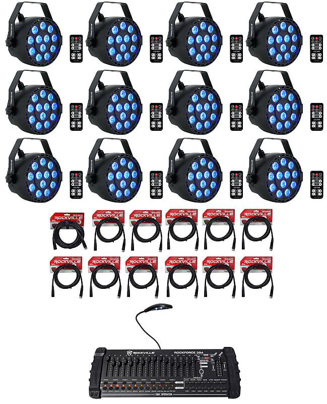 12) Rockville RockPAR TRI LED RGB Black Wash Par DJ Lights+кабели+контроллер DMX (12) ROCKPAR TRI BLACK+RDX3M25+RDX3M10-2
12) Rockville RockPAR TRI LED RGB Black Wash Par DJ Lights+кабели+контроллер DMX (12) ROCKPAR TRI BLACK+RDX3M25+RDX3M10-2