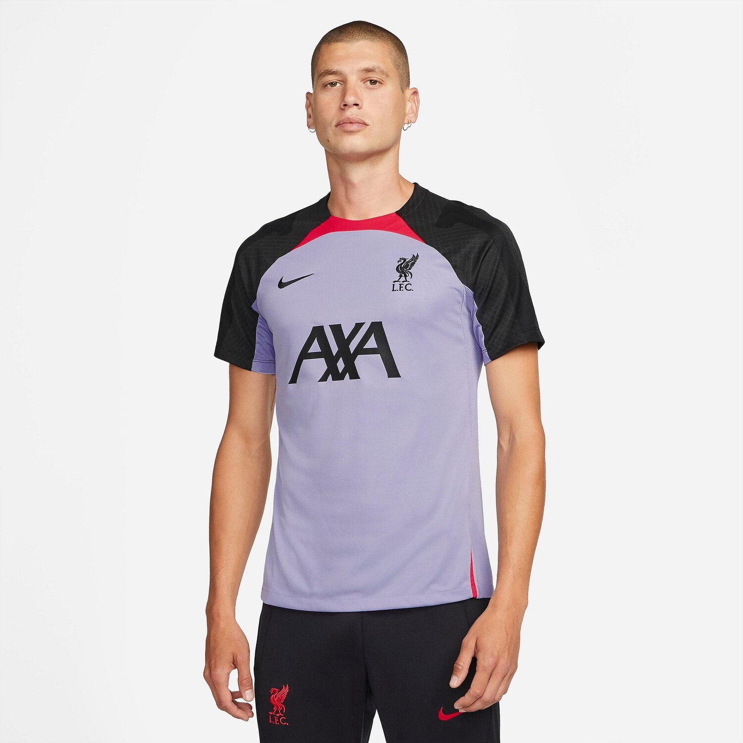 Мужская футбольная футболка с короткими рукавами Nike Liverpool FC Strike, фиолетовый
Мужская футбольная футболка с короткими рукавами Nike Liverpool FC Strike, фиолетовый