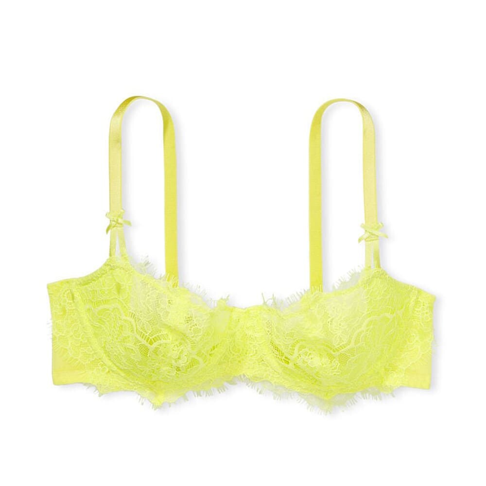 Бюстгальтер Victoria`s Secret Wicked Unlined Floral Embroidery Balconette, лимонный
Бюстгальтер Victoria`s Secret Wicked Unlined Floral Embroidery Balconette, лимонный