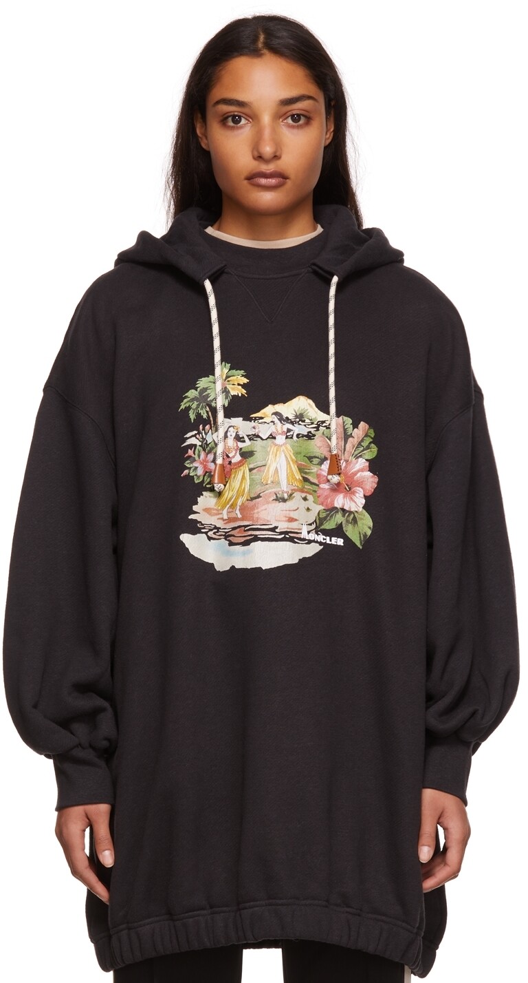 8 Moncler Palm Angels Черная худи с тропическим принтом Moncler Genius, Черный
8 Moncler Palm Angels Черная худи с тропическим принтом Moncler Genius, Черный