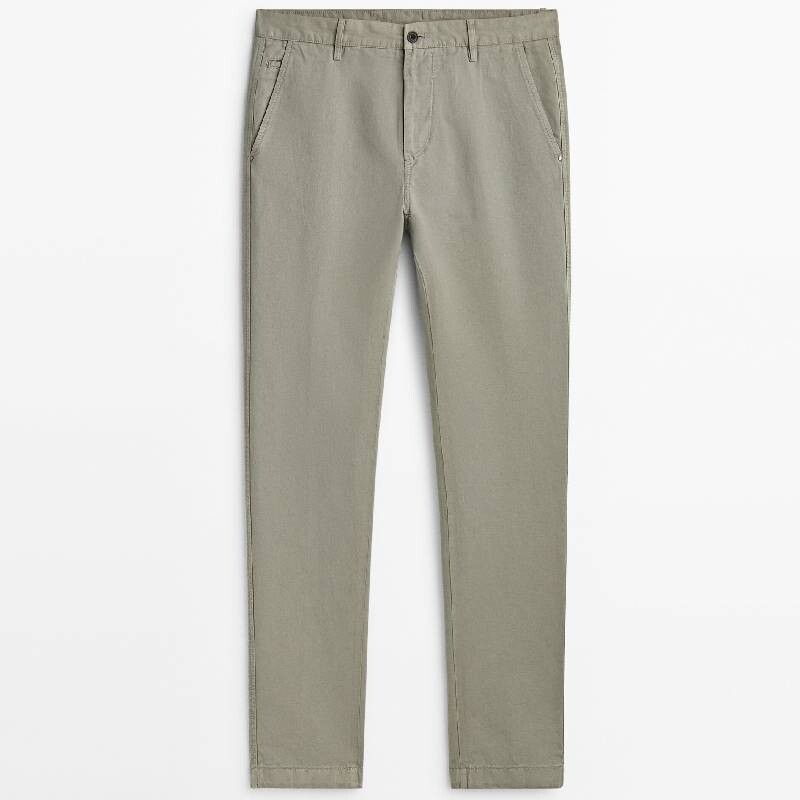 Брюки Massimo Dutti Linen Blend Tapered, зеленый
Брюки Massimo Dutti Linen Blend Tapered, зеленый
