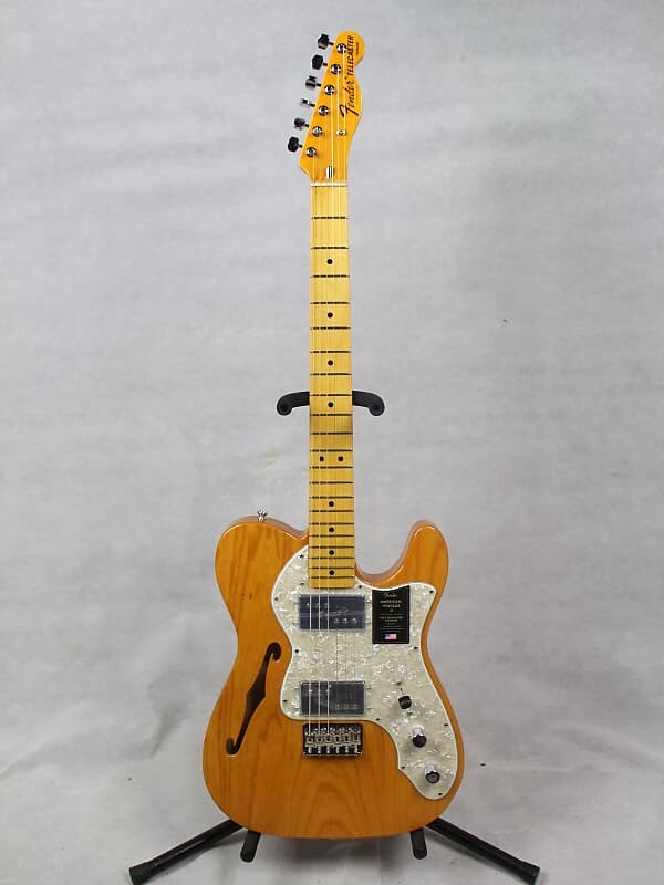Fender American Vintage II 1972 Telecaster Thinline Aged Natural с футляром
Fender American Vintage II 1972 Telecaster Thinline Aged Natural с футляром