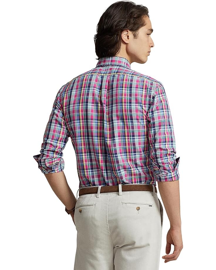 Рубашка Polo Ralph Lauren Classic Fit Plaid Performance Long Sleeve Shirt, цвет Pink/Navy Multi
Рубашка Polo Ralph Lauren Classic Fit Plaid Performance Long Sleeve Shirt, цвет Pink/Navy Multi