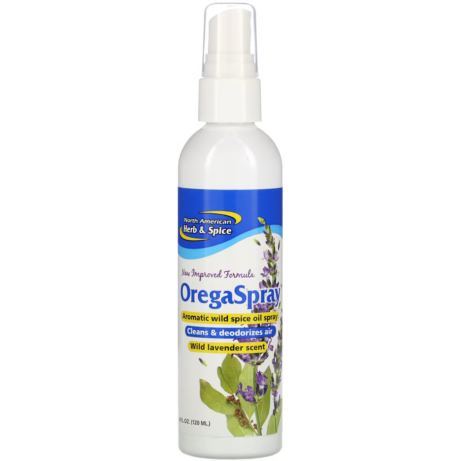 North American Herb & Spice, OregaSpray, спрей с ароматическим маслом диких специй, с ароматом дикой лаванды, 120 мл (4 жидк. Унции)
North American Herb & Spice, OregaSpray, спрей с ароматическим маслом диких специй, с ароматом дикой лаванды, 120 мл (4 жидк. Унции)