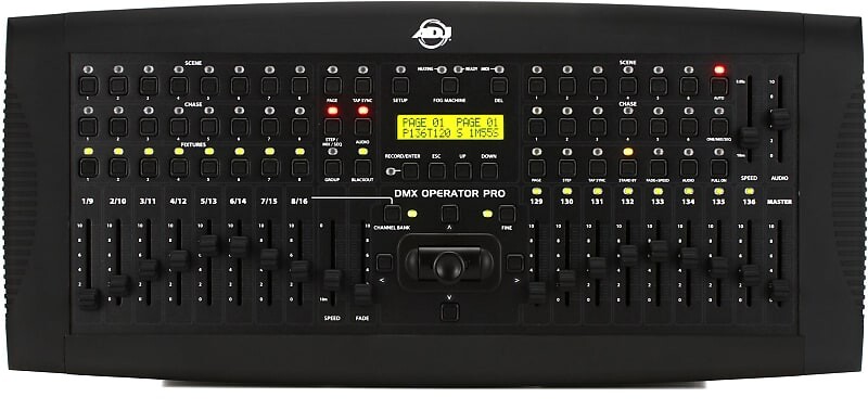 ADJ DMX Operator Pro 136-канальный контроллер освещения DMX (комплект из 5 шт.) American DJ DMXOPERATOR PRO=5
ADJ DMX Operator Pro 136-канальный контроллер освещения DMX (комплект из 5 шт.) American DJ DMXOPERATOR PRO=5