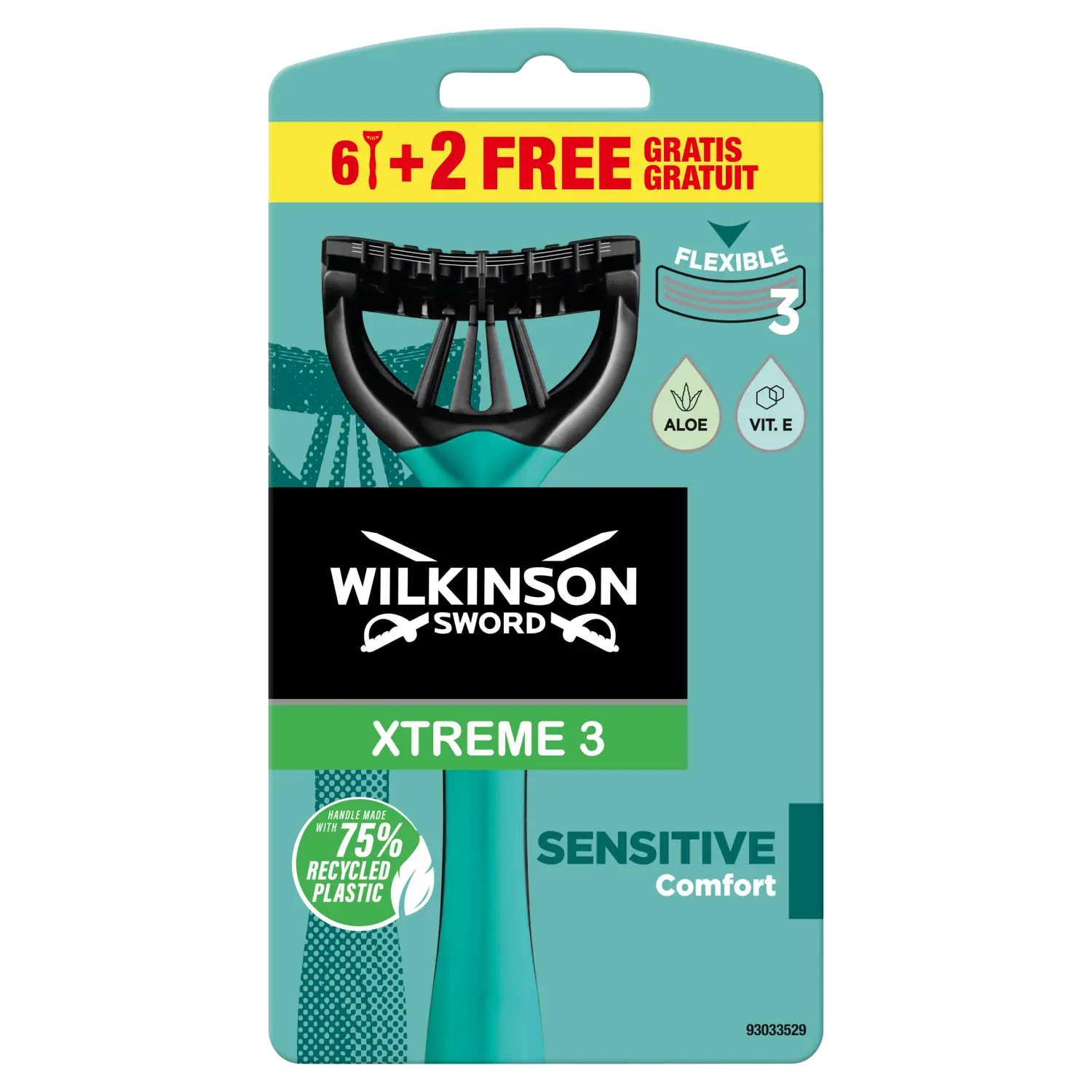 Wilkinson Sword Wilkinson Sword Xtreme3 Sensitive одноразовые бритвы для мужчин, 8 шт.
Wilkinson Sword Wilkinson Sword Xtreme3 Sensitive одноразовые бритвы для мужчин, 8 шт.