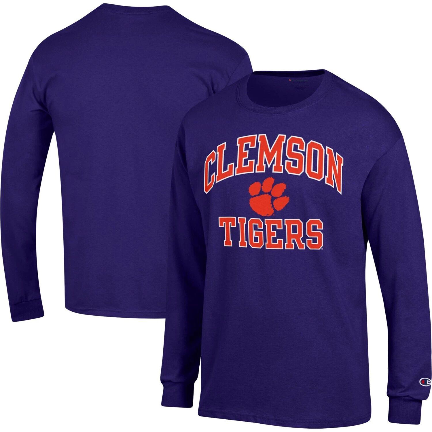 Мужская фиолетовая футболка с длинным рукавом Clemson Tigers High Motor Champion, Фиолетовый
Мужская фиолетовая футболка с длинным рукавом Clemson Tigers High Motor Champion, Фиолетовый