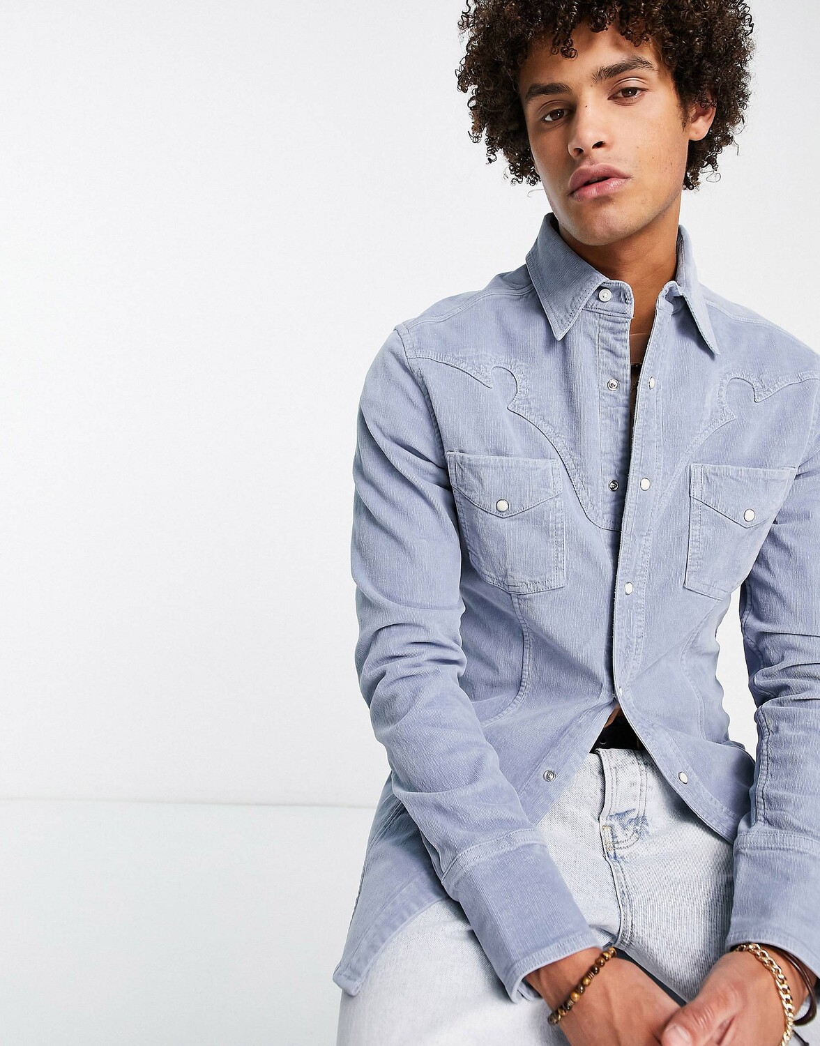 Темно-синяя вельветовая рубашка скинни ASOS DESIGN с широким воротником ASOS DESIGN
Темно-синяя вельветовая рубашка скинни ASOS DESIGN с широким воротником ASOS DESIGN