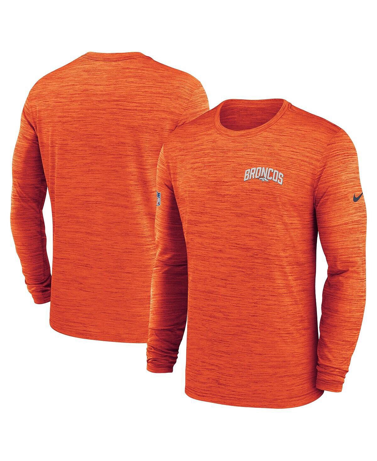 Мужская футболка с длинным рукавом orange denver broncos velocity athletic stack performance Nike
Мужская футболка с длинным рукавом orange denver broncos velocity athletic stack performance Nike