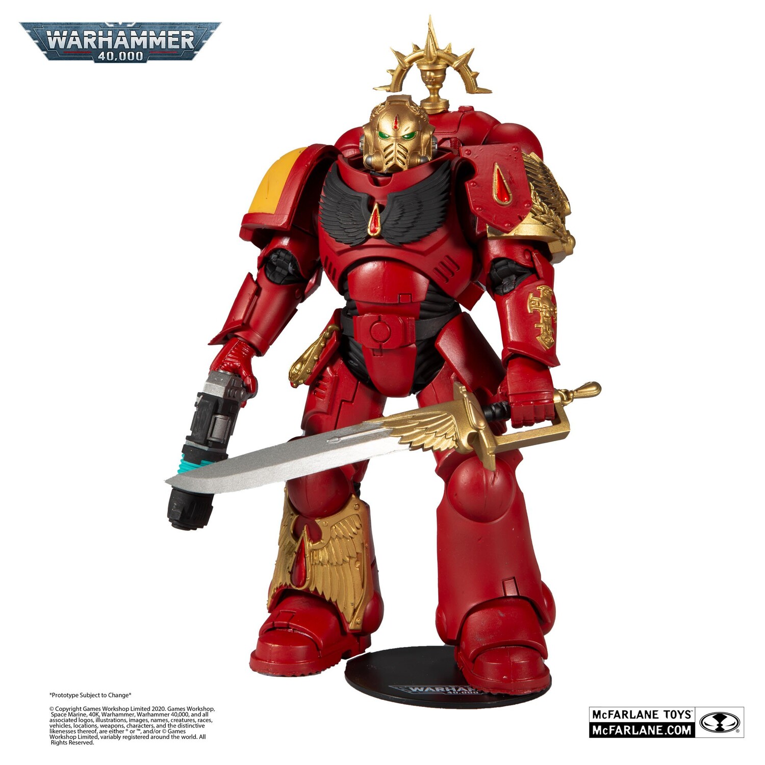 Фигурка McFarlane Toys Warhammer 40K, Blood Angels Primaris Lieutenant Gold, 18 см
Фигурка McFarlane Toys Warhammer 40K, Blood Angels Primaris Lieutenant Gold, 18 см