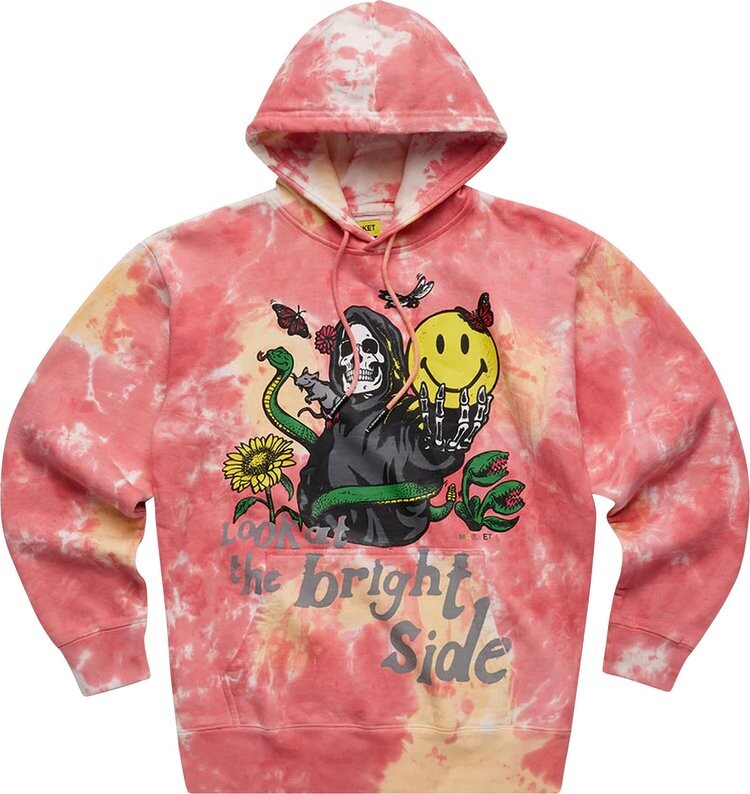 Худи Market Smiley Look At The Bright Side Hoodie 'Pink Tie Dye', разноцветный
Худи Market Smiley Look At The Bright Side Hoodie 'Pink Tie Dye', разноцветный