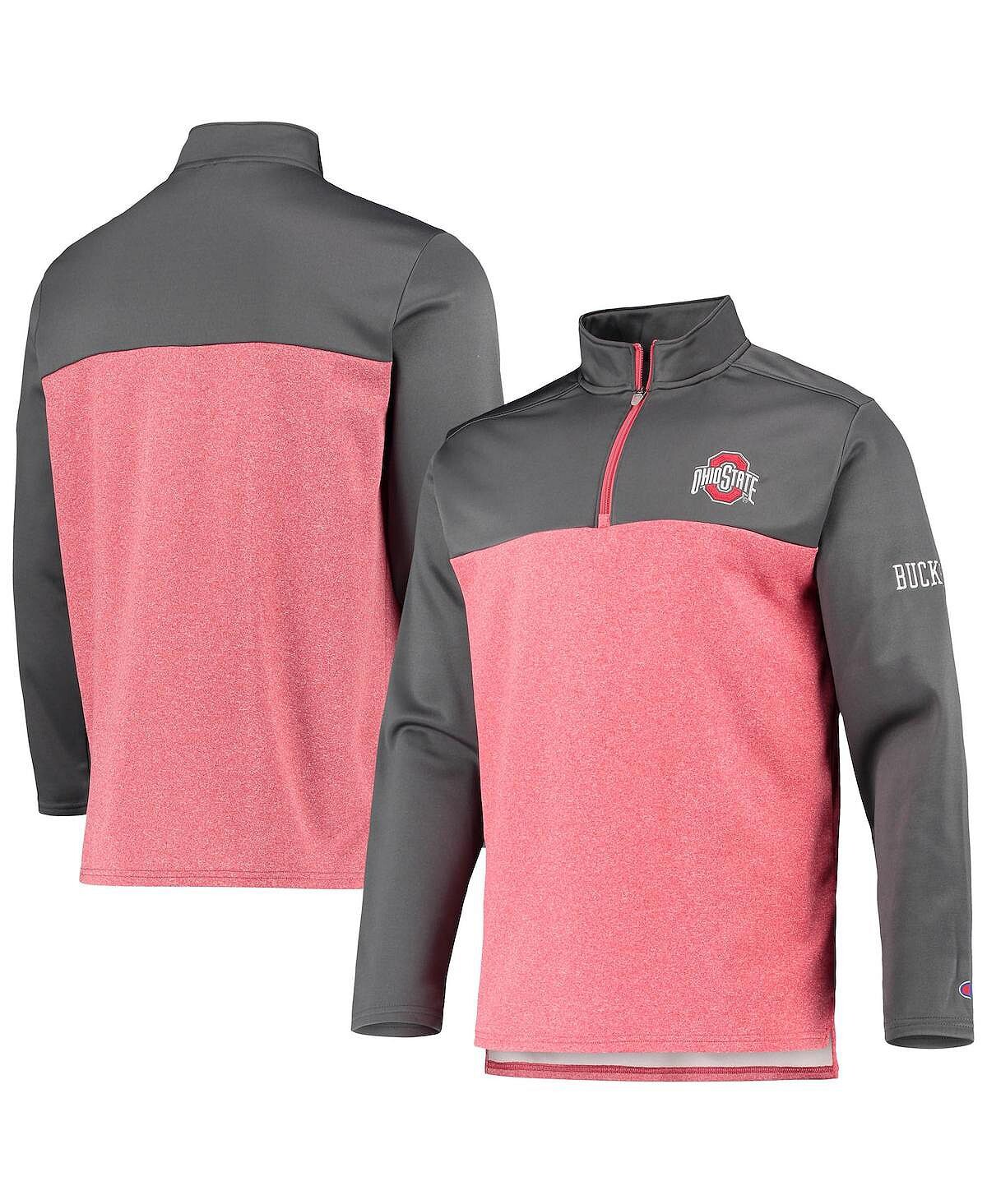 Мужская куртка scarlet ohio state buckeyes gameday с молнией на четверть Champion
Мужская куртка scarlet ohio state buckeyes gameday с молнией на четверть Champion