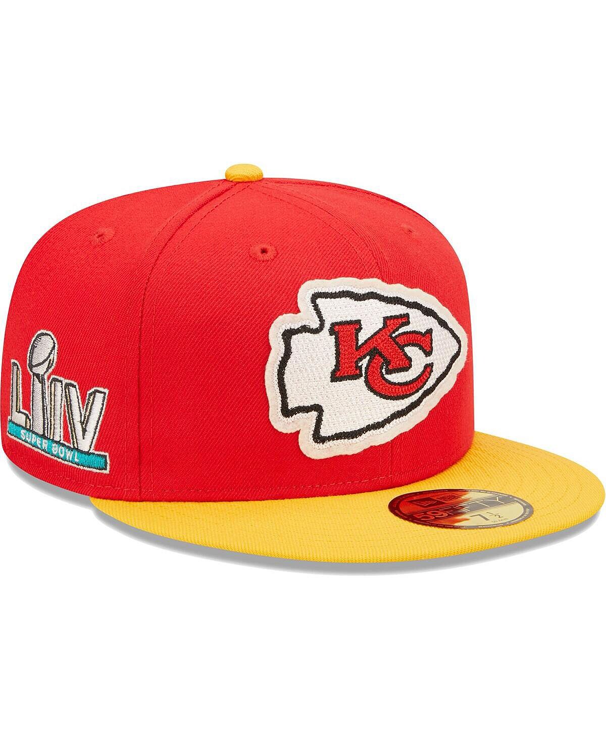 Мужская красно-золотая шляпа Kansas City Chiefs Super Bowl Liv Letterman 59Fifty. New Era
Мужская красно-золотая шляпа Kansas City Chiefs Super Bowl Liv Letterman 59Fifty. New Era