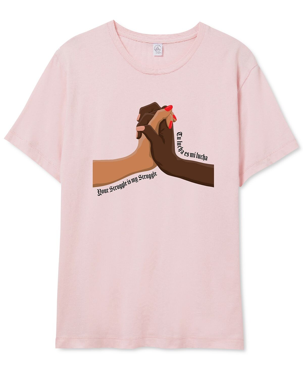 Хлопковая футболка унисекс your struggle is my struggle/tu lucha es mi lucha GRL COLLECTIVE, розовый
Хлопковая футболка унисекс your struggle is my struggle/tu lucha es mi lucha GRL COLLECTIVE, розовый