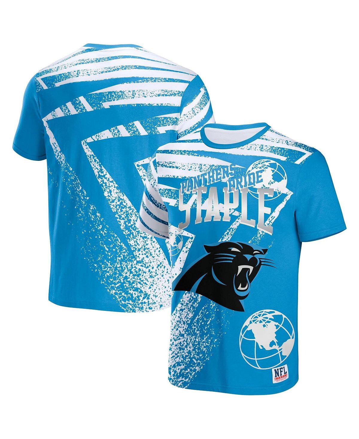 Мужская футболка с коротким рукавом nfl x staple blue carolina panthers team slogan с принтом по всей поверхности NFL Properties, синий
Мужская футболка с коротким рукавом nfl x staple blue carolina panthers team slogan с принтом по всей поверхности NFL Properties, синий