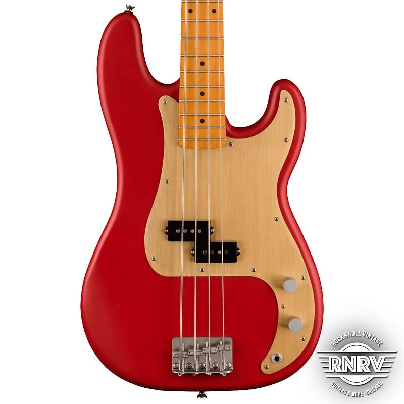Squier 40th Anniversary Precision Bass, Vintage Edition, Maple FB, накладка из анодированного золота, Satin Dakota Red Fender Squier 40th Anniversary Precision Bass, Edition, Maple FB, Gold Anodized Pickguard,
Squier 40th Anniversary Precision Bass, Vintage Edition, Maple FB, накладка из анодированного золота, Satin Dakota Red Fender Squier 40th Anniversary Precision Bass, Edition, Maple FB, Gold Anodized Pickguard,