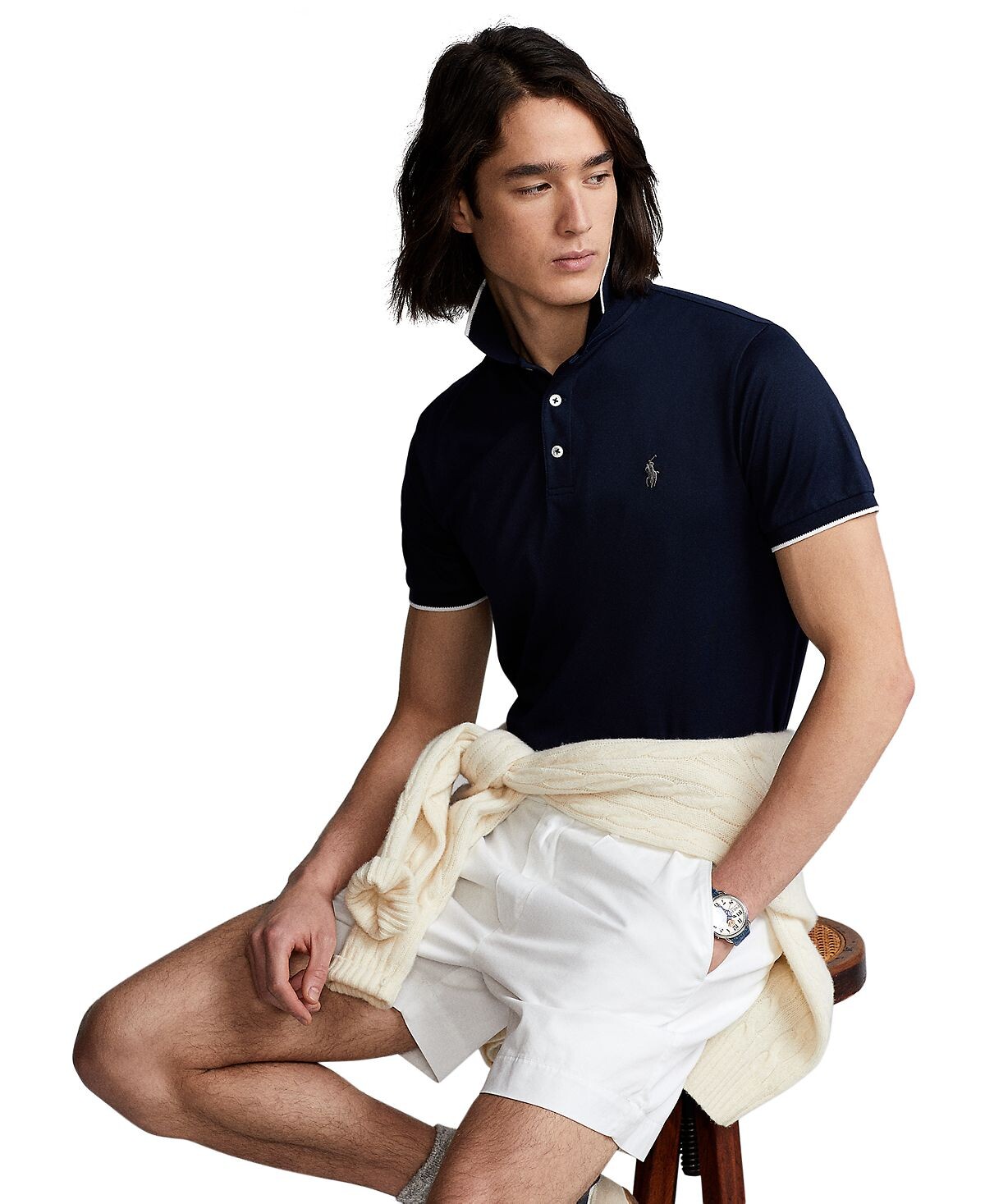 Мужская рубашка поло узкого кроя birdseye на заказ Polo Ralph Lauren, мульти
Мужская рубашка поло узкого кроя birdseye на заказ Polo Ralph Lauren, мульти