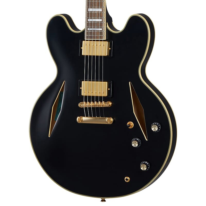 Полуакустическая гитара Epiphone Emily Wolfe Sheraton Stealth - Black Aged Gloss
Полуакустическая гитара Epiphone Emily Wolfe Sheraton Stealth - Black Aged Gloss