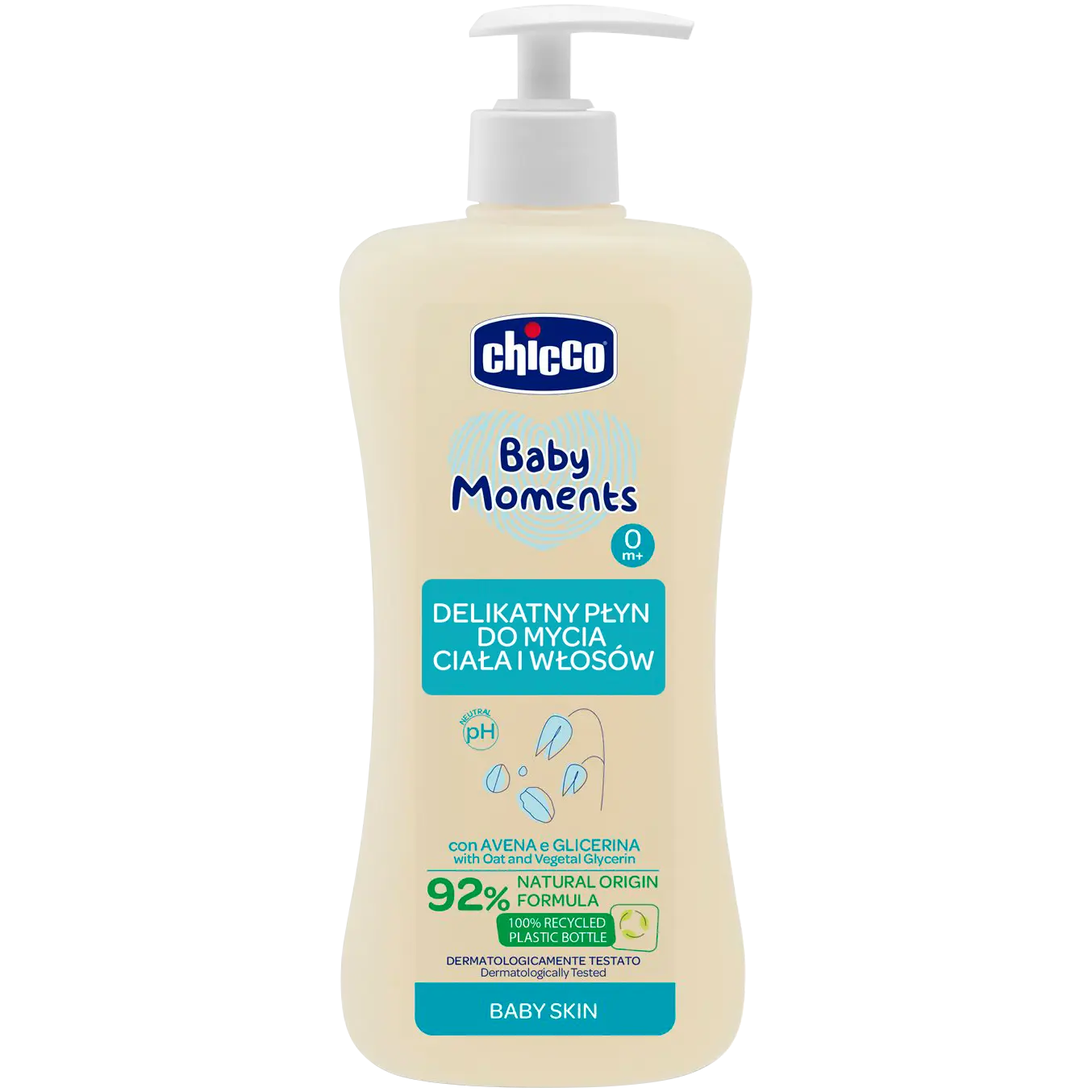 Chicco Baby Moments Baby Skin 0m+ деликатный гель для тела и волос для детей, 500 мл
Chicco Baby Moments Baby Skin 0m+ деликатный гель для тела и волос для детей, 500 мл