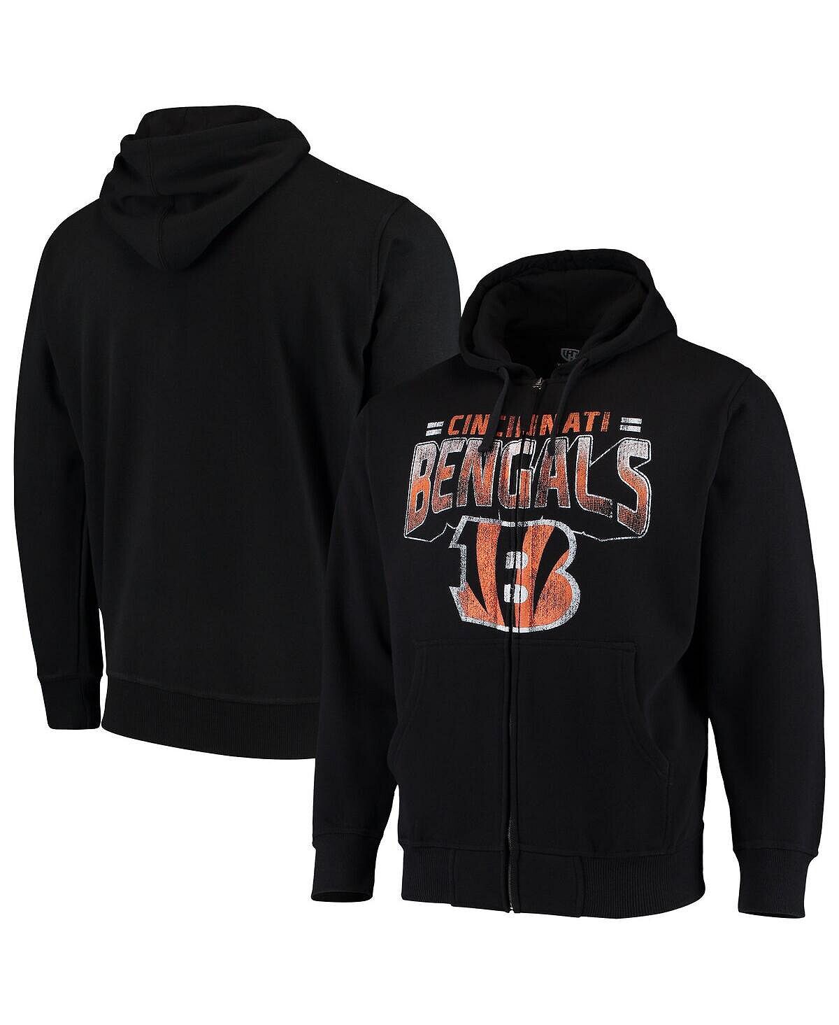 Мужская черная толстовка с капюшоном cincinnati bengals perfect season с молнией во всю длину G-III Sports by Carl Banks, черный
Мужская черная толстовка с капюшоном cincinnati bengals perfect season с молнией во всю длину G-III Sports by Carl Banks, черный